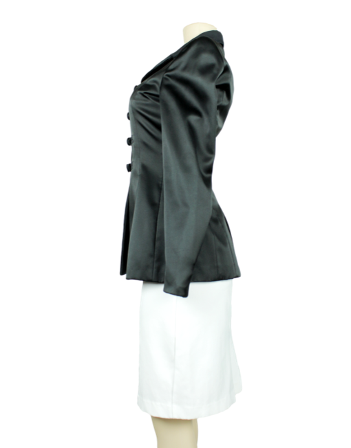GIORGIO ARMANI Silk Evening Jacket Side - eKlozet Luxury Consignment