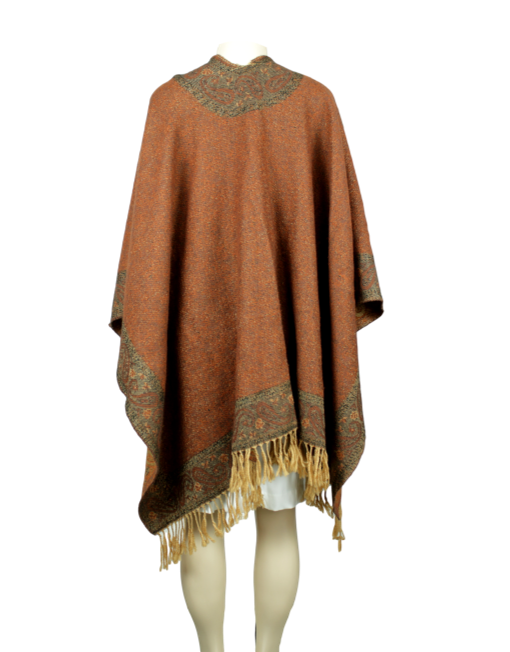 PASHMINA Cashmere and Silk Cape Back - eKlozet Luxury Consignment