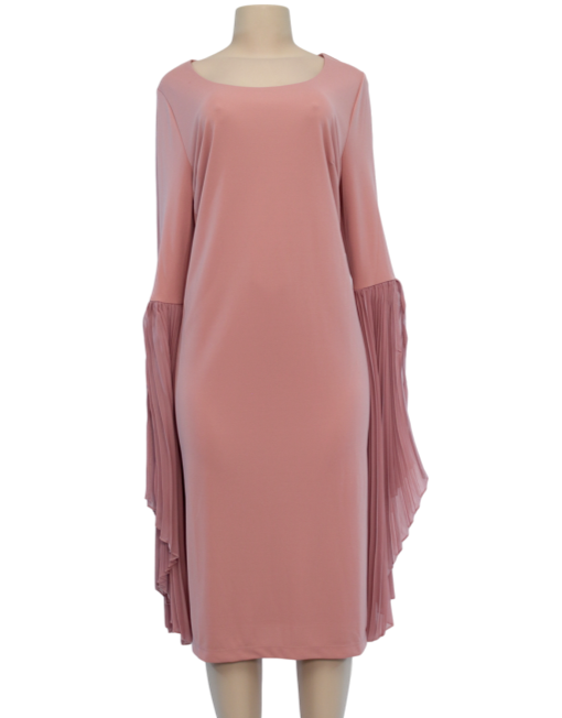 ELOQUII PLEATED FLARE SLEEVE DRESS - eKlozet Luxury Consignment