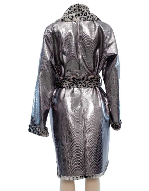 Marc Bauwer Metallic Coat Back - eKlozet Luxury Consignment