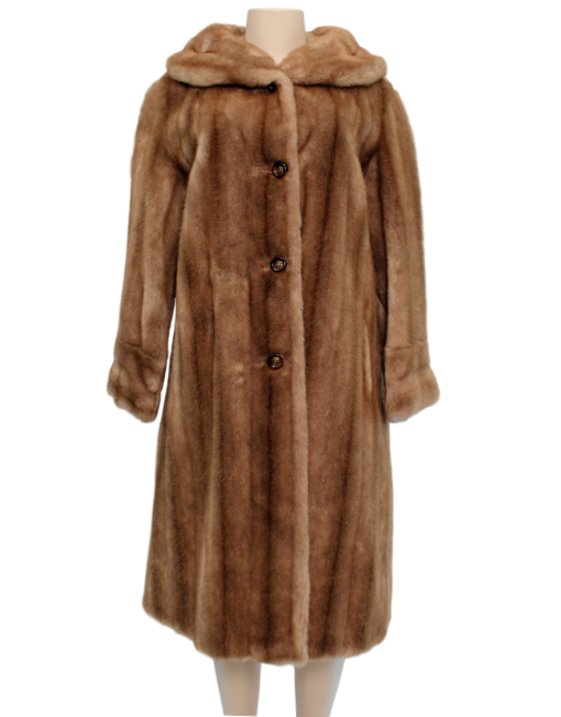 MINCARA BY RUSSEL TAYLOR VINTAGE FAUX FUR COAT Front | eKlozet Luxury Consignment Boutique Front