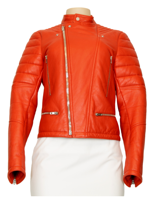 Joseph Leather Biker Jacket Front