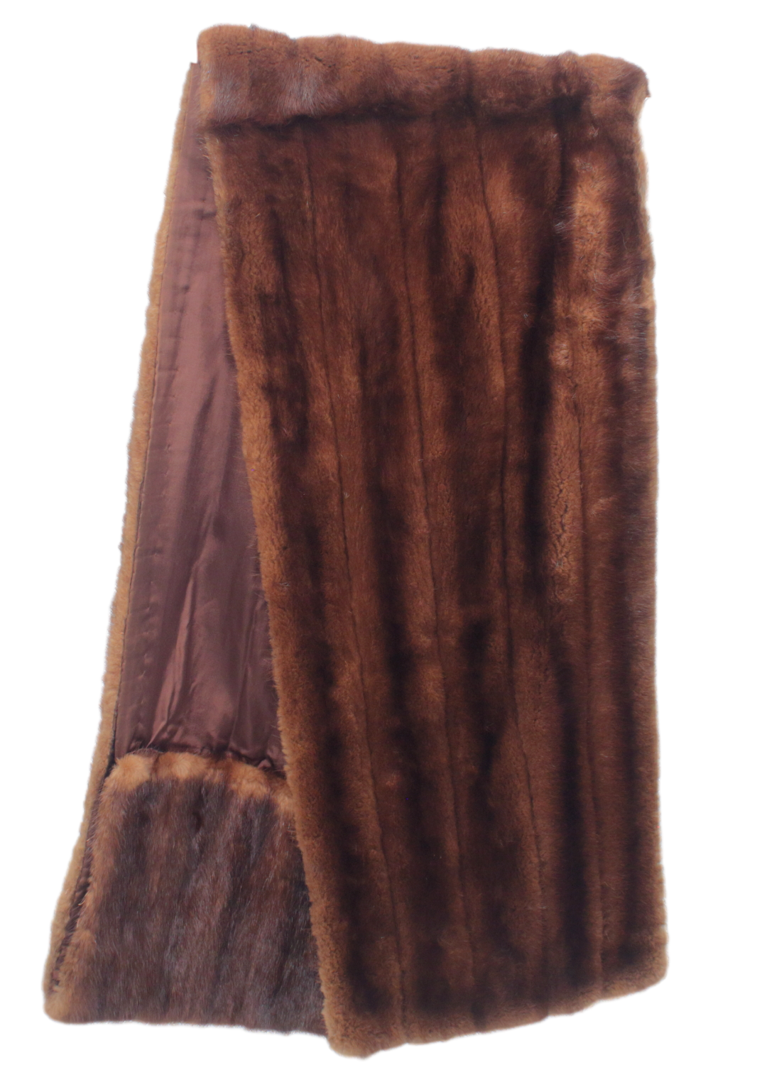 VINTAGE MAHOGANY MINK STOLE - eKlozet Luxury Consignment