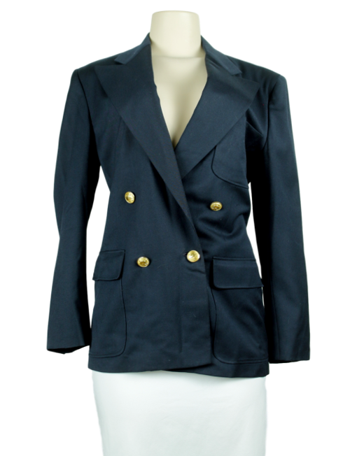 Ralph Lauren black label wool blazer front - eKlozet Luxury Consignment Boutique