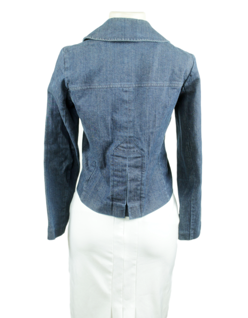 New York & Company Denim Jacket Back - eKlozet Luxury Consignment Boutique