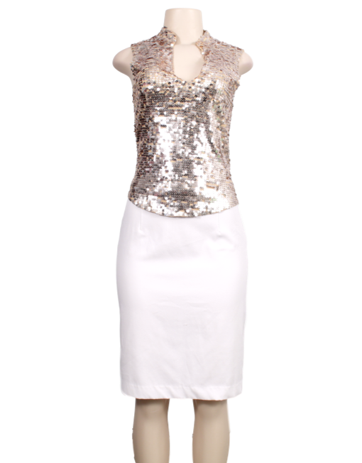 MODA INTERNATIONAL SEQUIN TOP