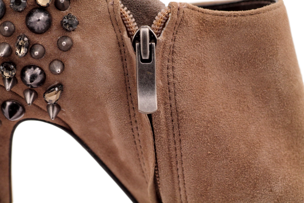 SAM EDELMAN Suede Renzo Studded Ankle Boots eKlozet