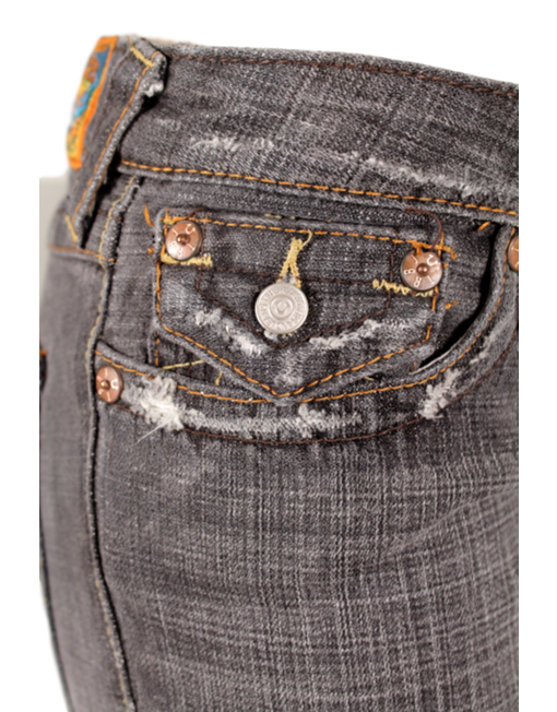 TRUE RELIGION MID-RISE DISTRESSED JEANS - eKlozet Luxury Consignment