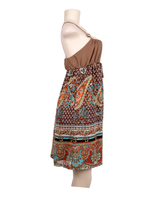 VOILA SLEEVELESS PRINTED MIDI DRESS - eKlozet Luxury Consignment