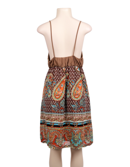 VOILA SLEEVELESS PRINTED MIDI DRESS - eKlozet Luxury Consignment