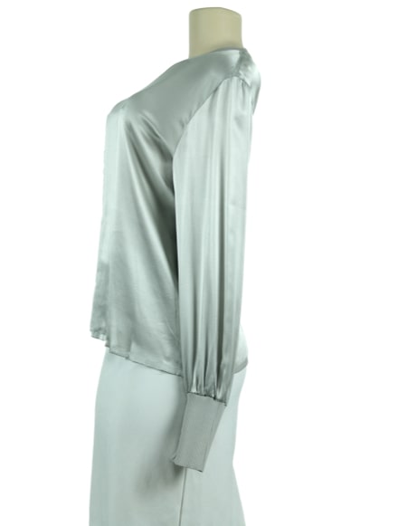 Escada Sport Grey Blouse - eKlozet Luxury Consignment