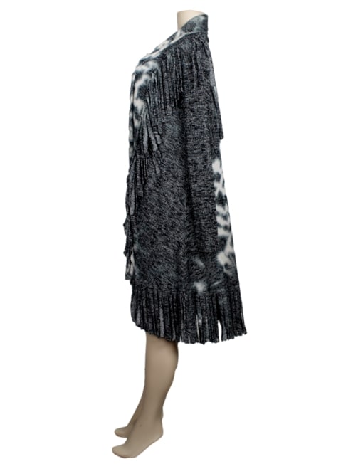 T Party Thick Tassel Cardigan Side - eKlozet Luxury Consignment