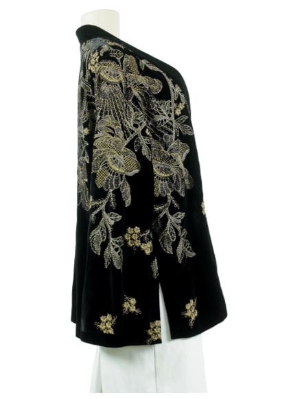 Black Embroidered Jacket - eKlozet Luxury Consignment