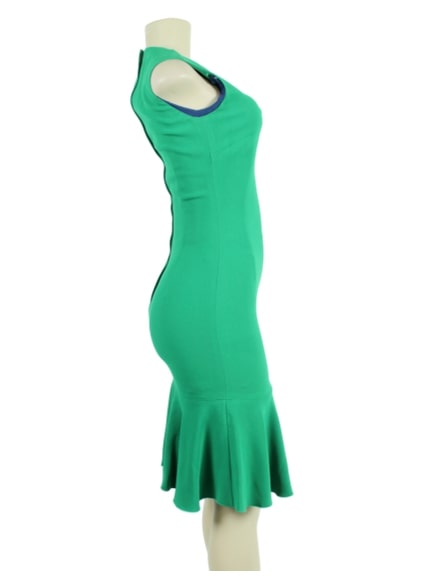 Dolce & Gabbana Sleeveless Peplum Midi Dress W/ Tags - eKlozet Luxury Consignment