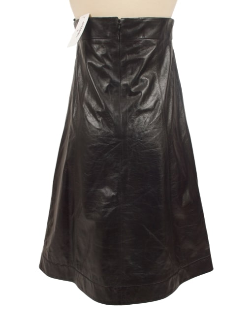 CHANEL STRAPLESS LEATHER DRESS - eKlozet Luxury Consignment