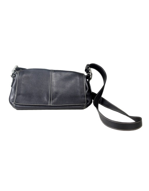 Coach Leather Flap Front