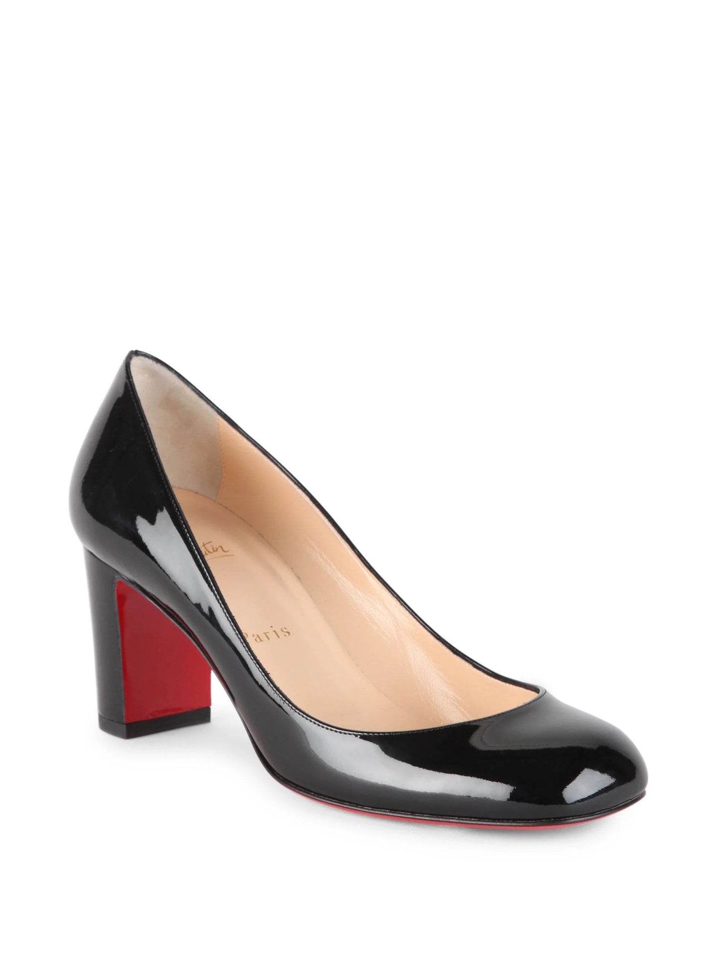 CHRISTIAN LOUBOUTIN Cadrilla Block-Heel Pump