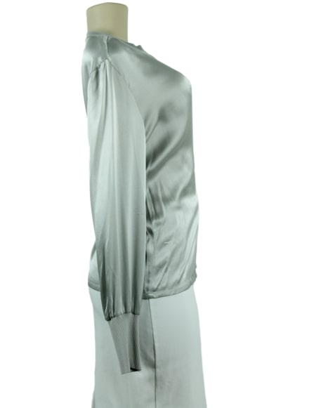 Escada Sport Grey Blouse - eKlozet Luxury Consignment
